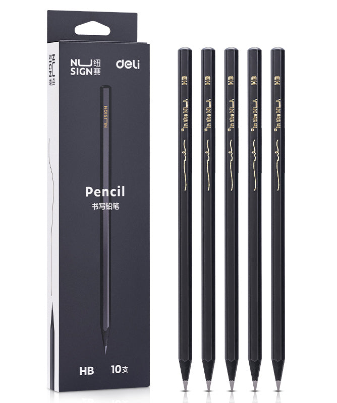 CREION GRAFIT HB LEMN NEGRU CUTIE 10 BUC NUSIGN DELI