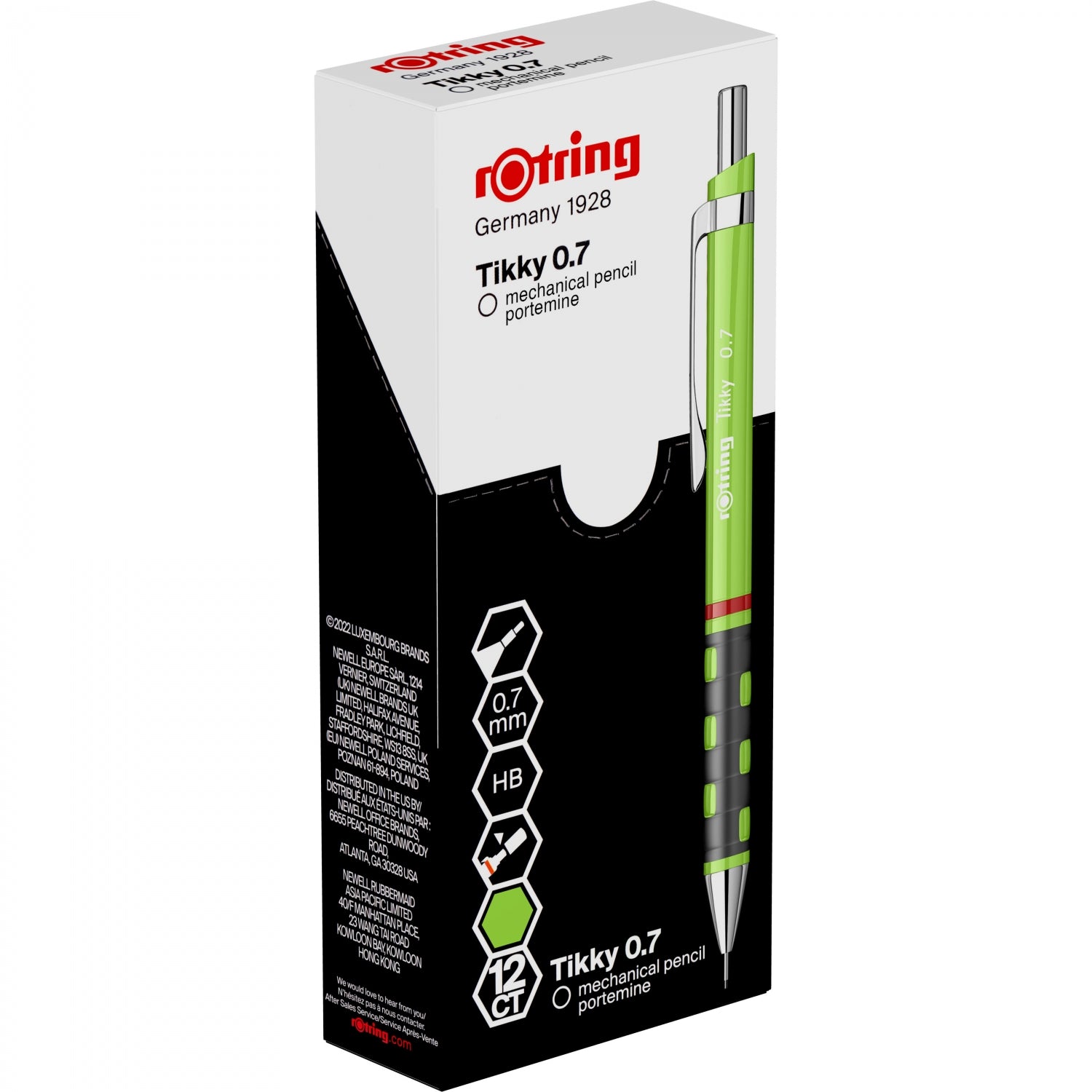 CREION MECANIC 0.7MM TIKKY 3 VERDE DESCHIS ROTRING