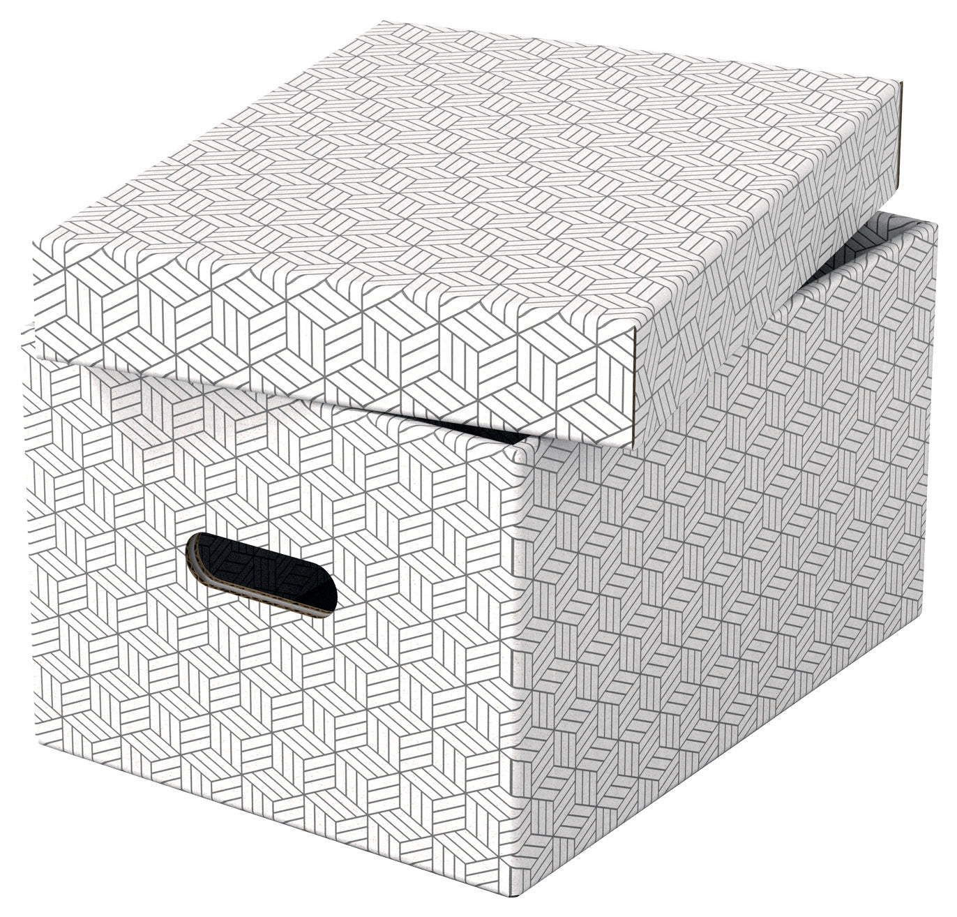 CUTIE DEPOZITARE CU CAPAC 36 x 26 x 20 CM ALBA RECYCLED FSC 3/SET ESSELTE
