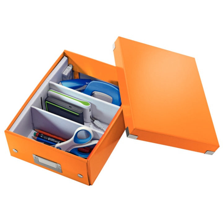 CUTIE ORGANIZER MICA PORTOCALIE CLICK & STORE LEITZ
