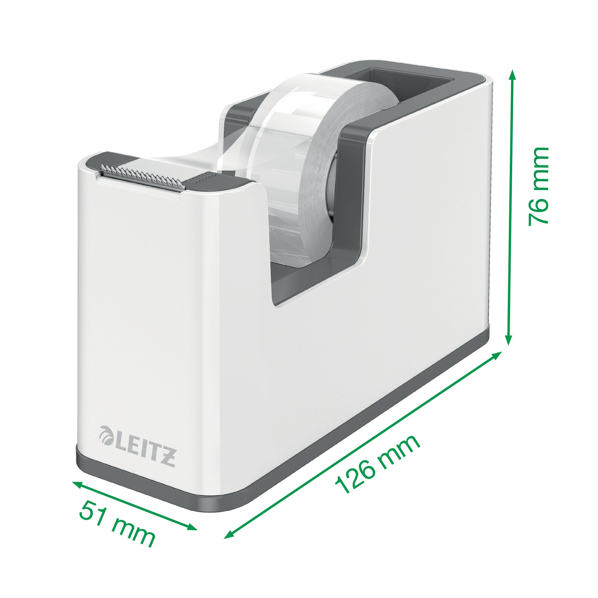 DISPENSER BANDA ADEZIVA 19 MM x 33 M ROSU/ALB WOW LEITZ