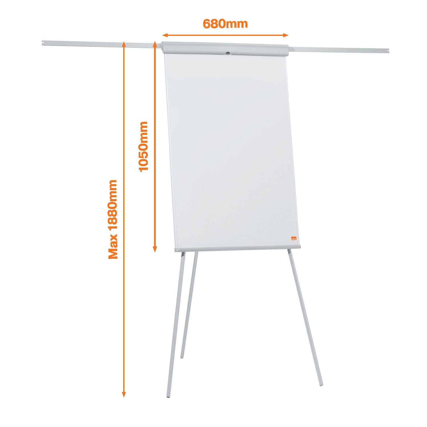 FLIPCHART MAGNETIC CU BRATE/TREPIED 68 x 100 CM ESSENTIALS NOBO