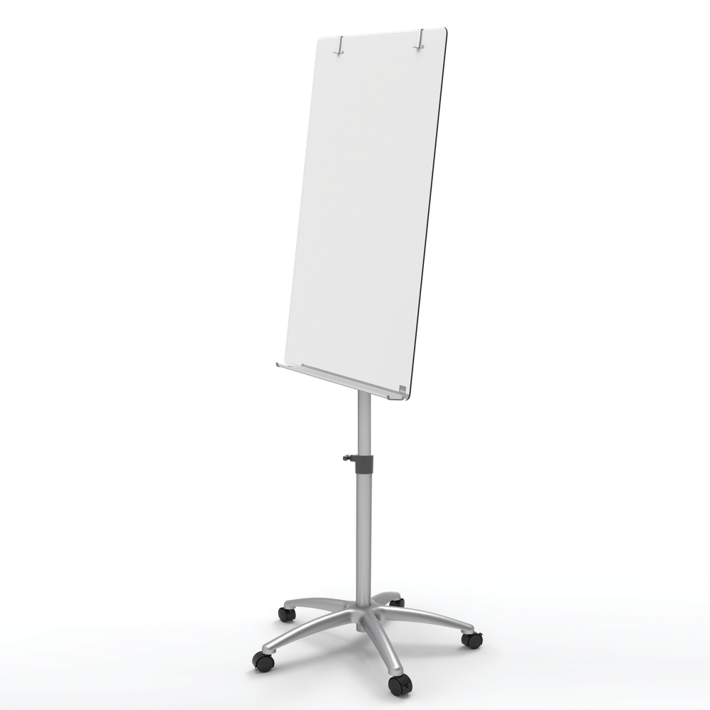 FLIPCHART MAGNETIC DIN STICLA CU ROTI 70*100 PRESTIGE NOBO