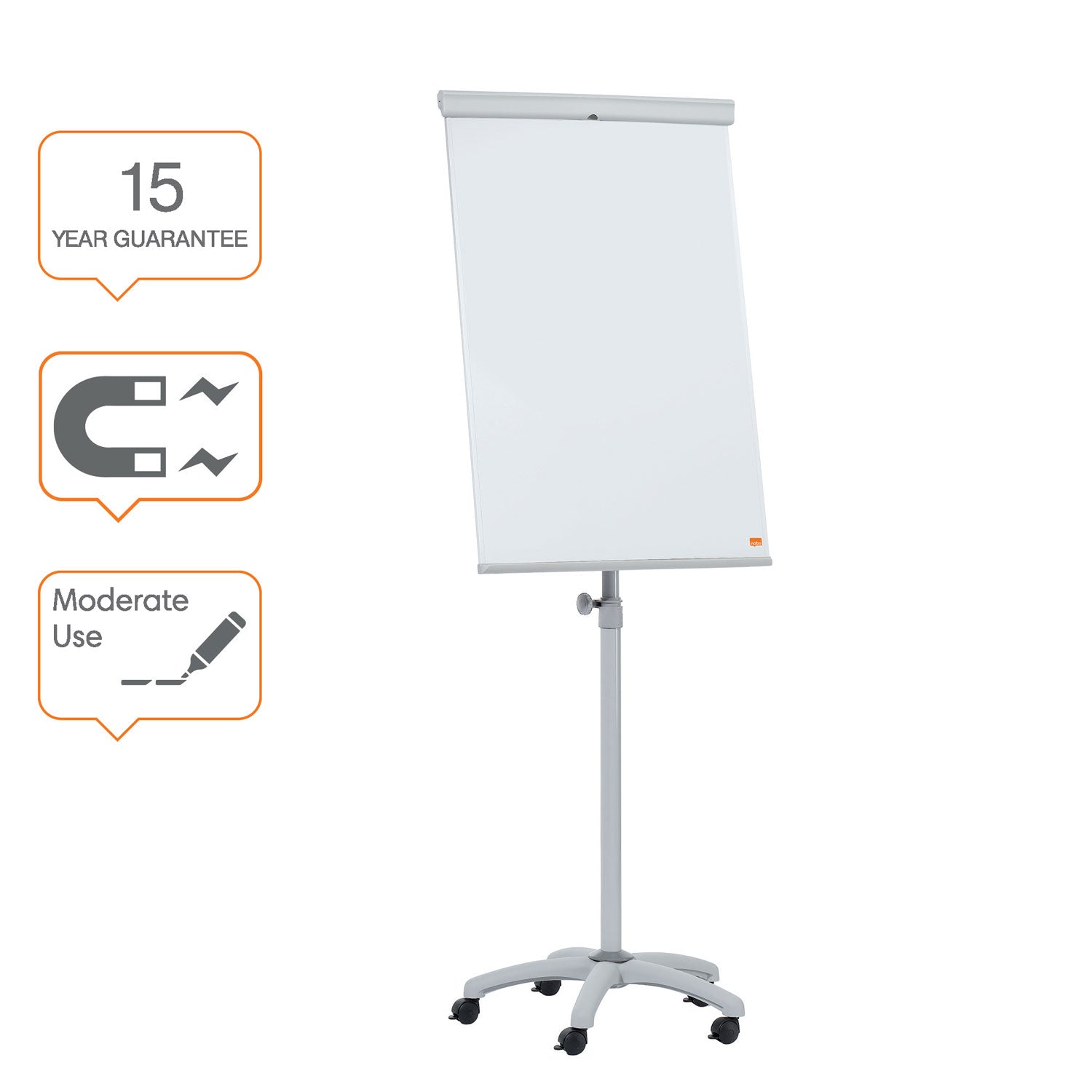 FLIPCHART MAGNETIC MOBIL 68 x 100 ESSENTIALS NOBO