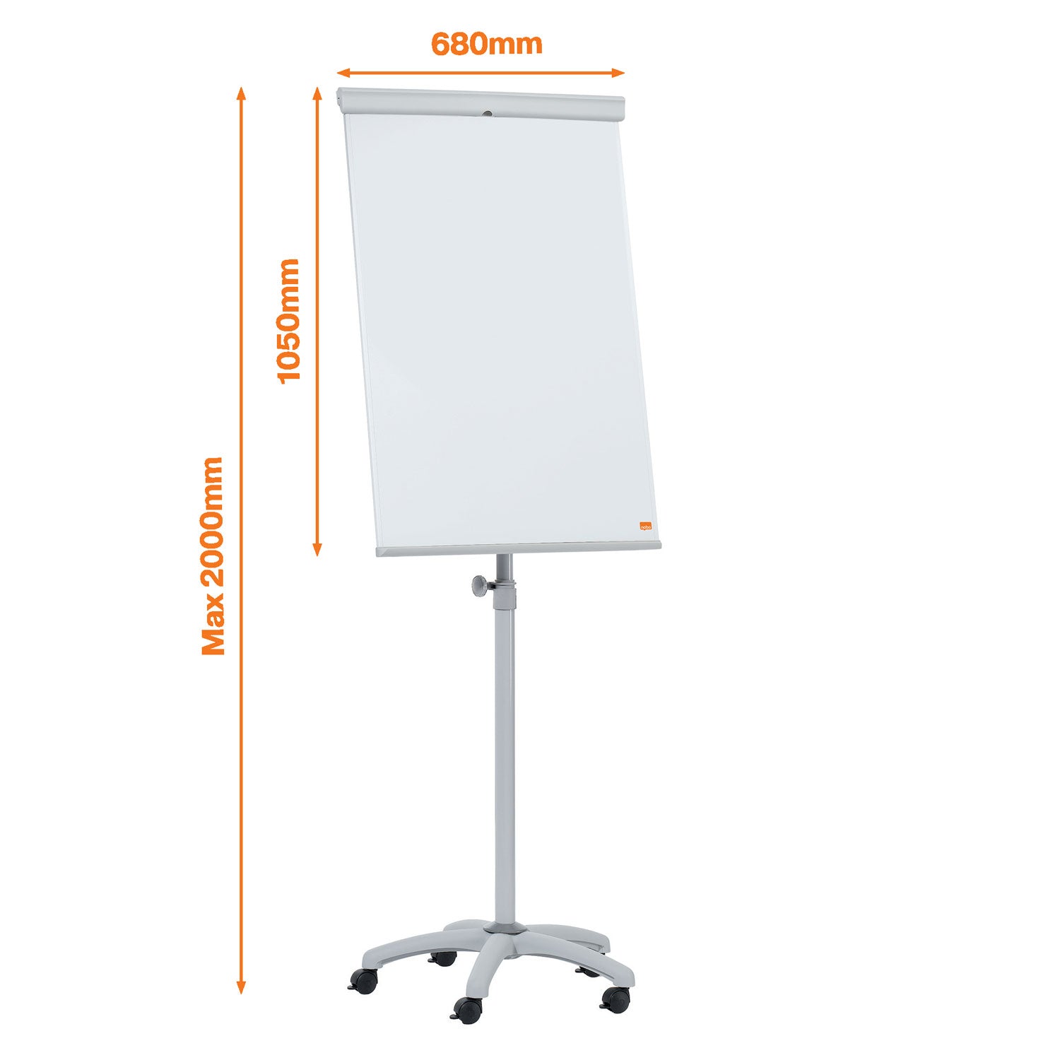 FLIPCHART MAGNETIC MOBIL 68 x 100 ESSENTIALS NOBO