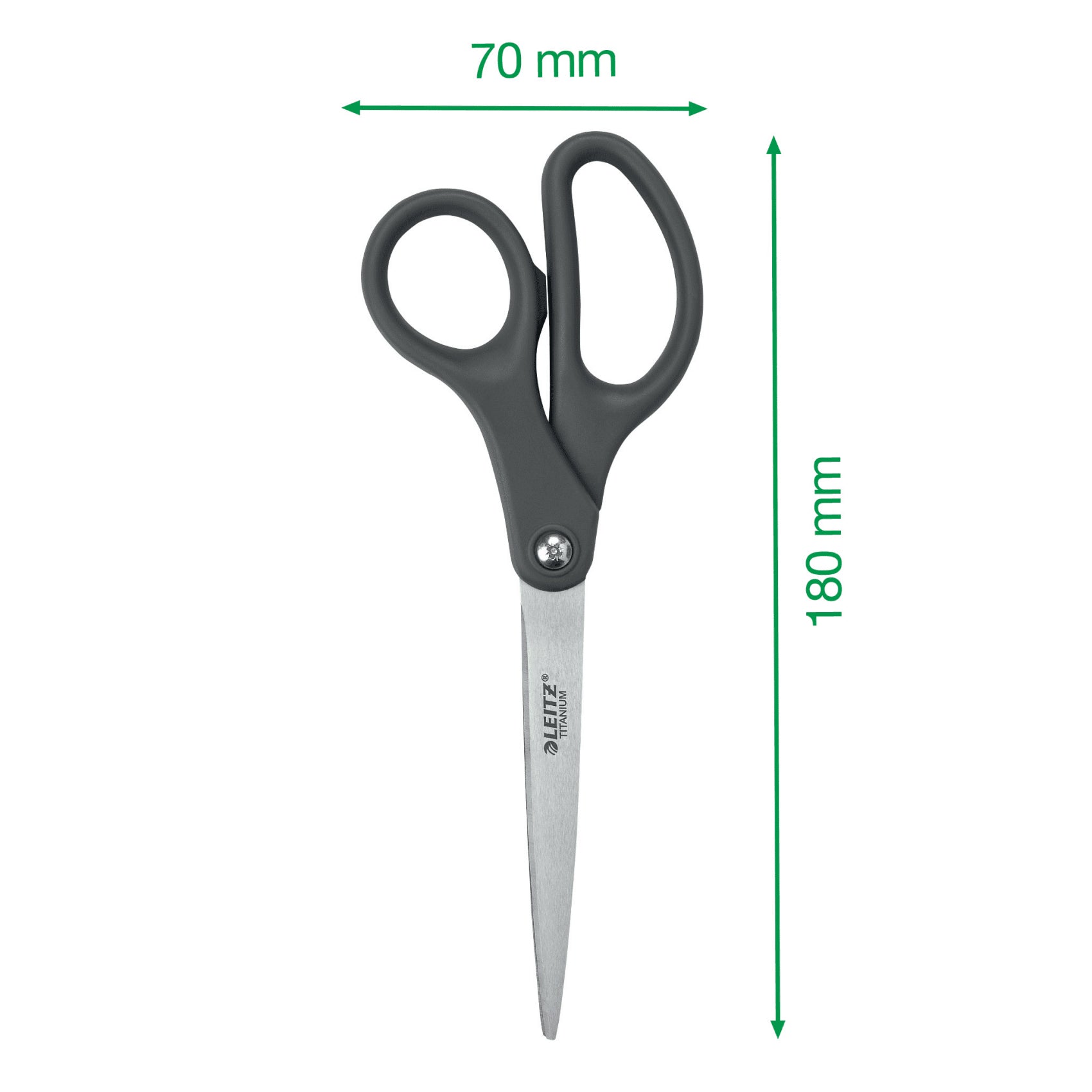 FOARFECA BIROU 18CM GRI TITANIUM LEITZ