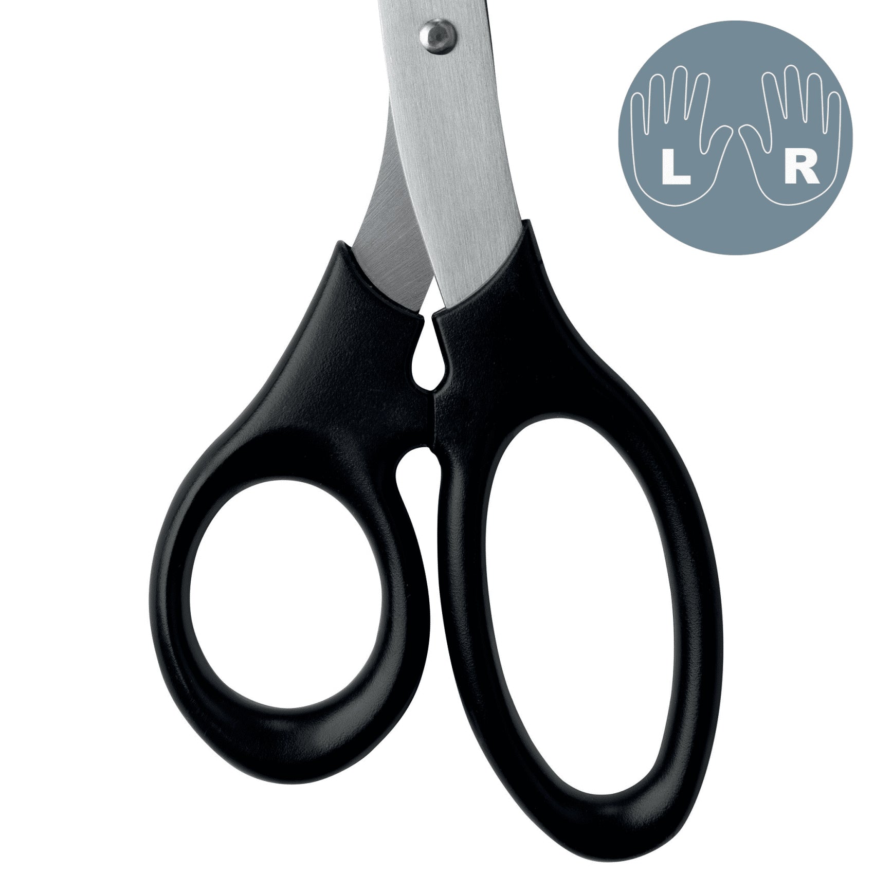 FOARFECA BIROU 20CM NEAGRA OTEL INOXIDABIL LEITZ
