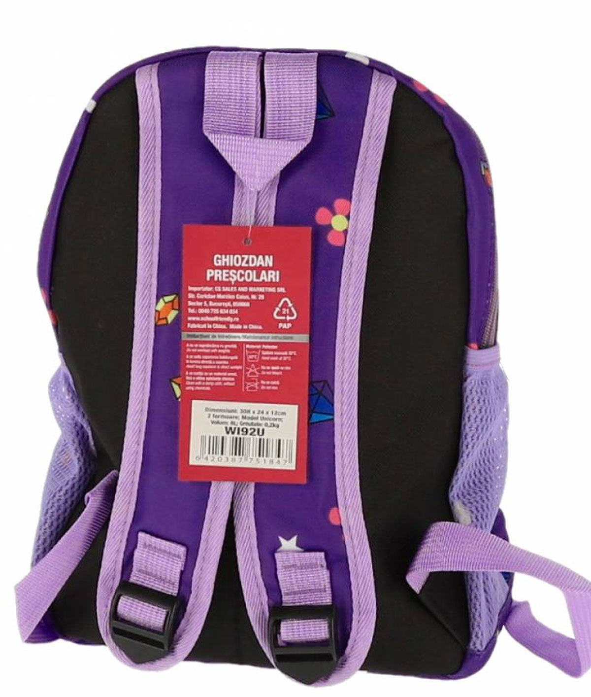GHIOZDAN CLASA 0 SF MOV 30 x 24 x 12 CM PIGNA