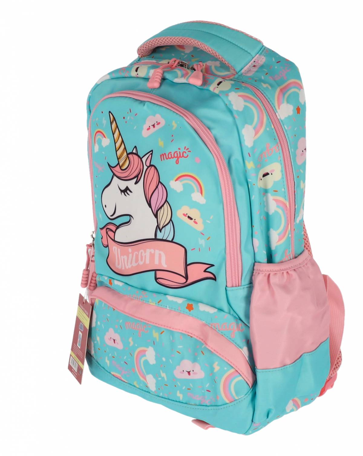 GHIOZDAN CLASA 0 UNICORN BLEU PAL 3 FERMOARE PIGNA