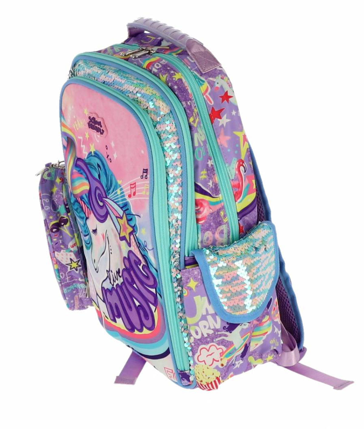 GHIOZDAN CLASELE 1-4 UNICORN BLUE 3 FERMOARE PAIETE PIGNA