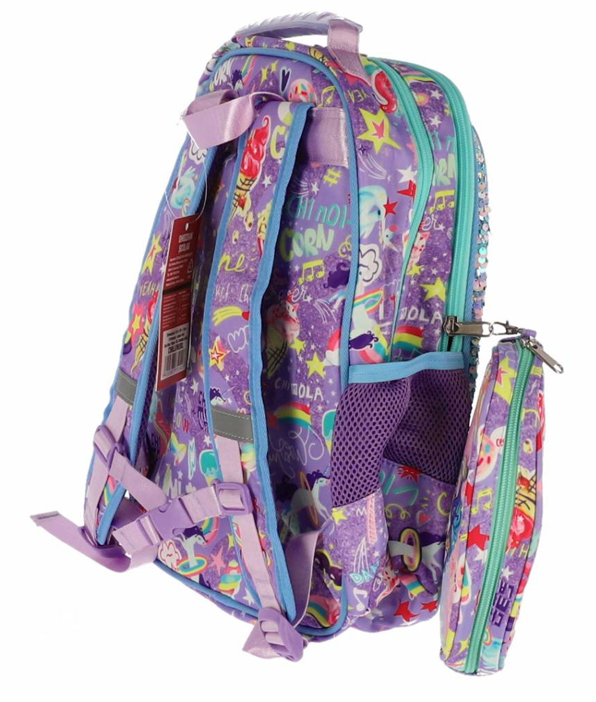 GHIOZDAN CLASELE 1-4 UNICORN BLUE 3 FERMOARE PAIETE PIGNA