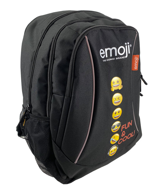 GHIOZDAN GIMNAZIU EMOJI CLASIC NEGRU FUN PIGNA