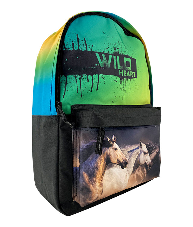 GHIOZDAN SCS TEENS CAI VERDE COMPARTIMENT CU BUZUNAR 42 X 30 X 14 CM CAPTUSEALA 2 FERMOARE PIGNA