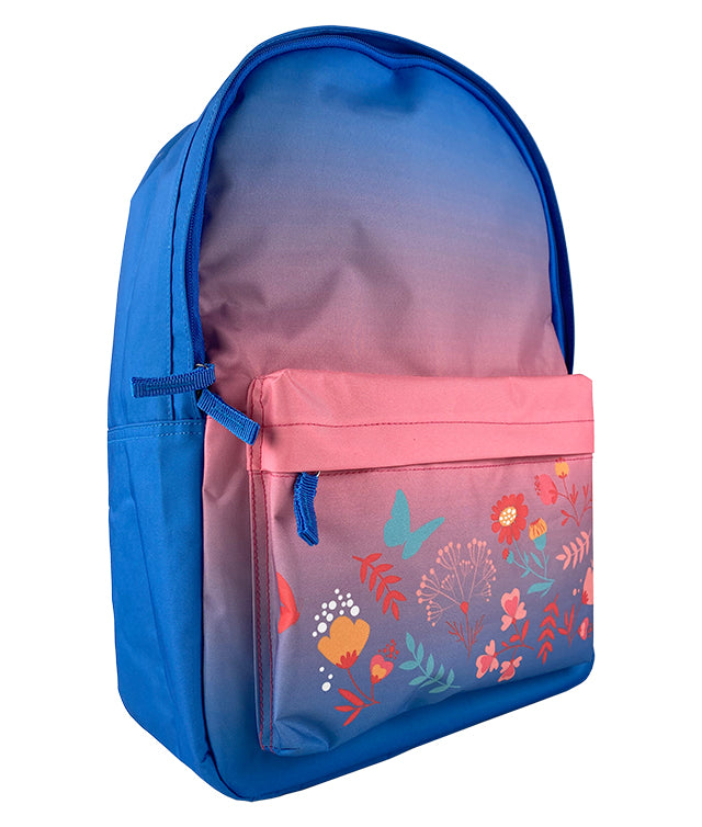 GHIOZDAN SCS TEENS PINK FLOWER COMPARTIMENT CU BUZUNAR 42 X 30 X 14 CM CAPTUSEALA 2 FERMOARE PIGNA