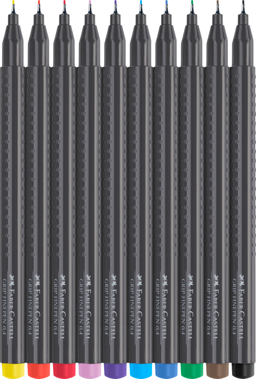 LINER 0.4MM SET 10 GRIP FABER-CASTELL