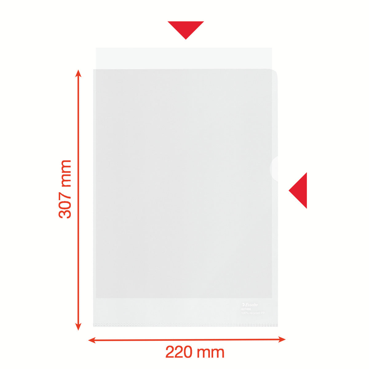 MAPA PROTECTIE A4 100 MICRONI 100/SET RECYCLE ESSELTE