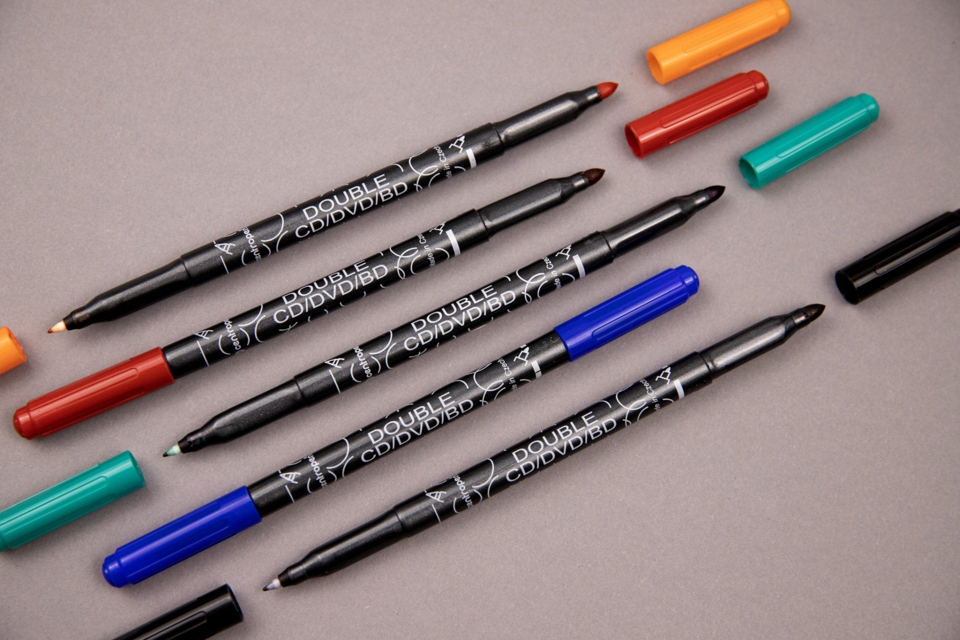 MARKER CD 2 CAPETE ALBASTRU 0.6/2.5MM 3616 CENTROPEN