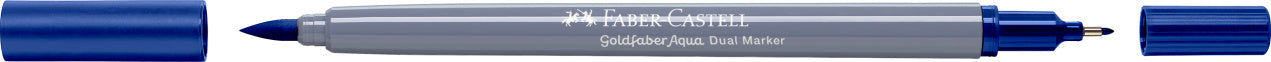 MARKER SOLUBIL 2 CAPETE GOLDFABER ALBASTRU HELIU ROSCAT 151 FABER-CASTELL