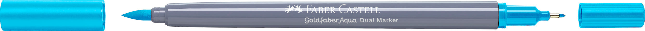 MARKER SOLUBIL 2 CAPETE GOLDFABER ALBASTRU MANGAN 245 FABER-CASTELL