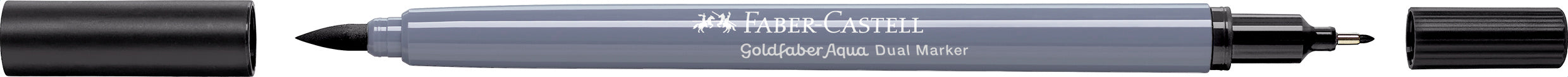 MARKER SOLUBIL 2 CAPETE GOLDFABER NEGRU INCHIS 199 FABER-CASTELL