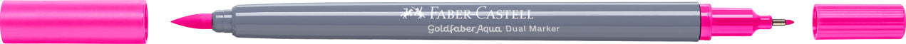 MARKER SOLUBIL 2 CAPETE GOLDFABER ROZ PURPURIU DESCHIS 128 FABER-CASTELL