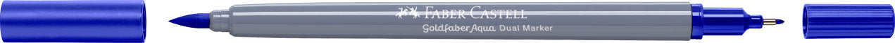 MARKER SOLUBIL 2 CAPETE GOLDFABER VIOLET ALBASTRUI 137 FABER-CASTELL