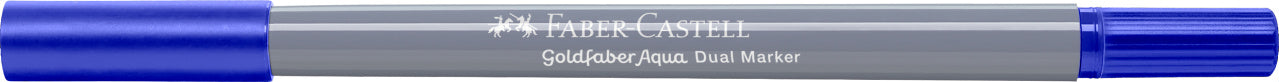 MARKER SOLUBIL 2 CAPETE GOLDFABER VIOLET ALBASTRUI 137 FABER-CASTELL