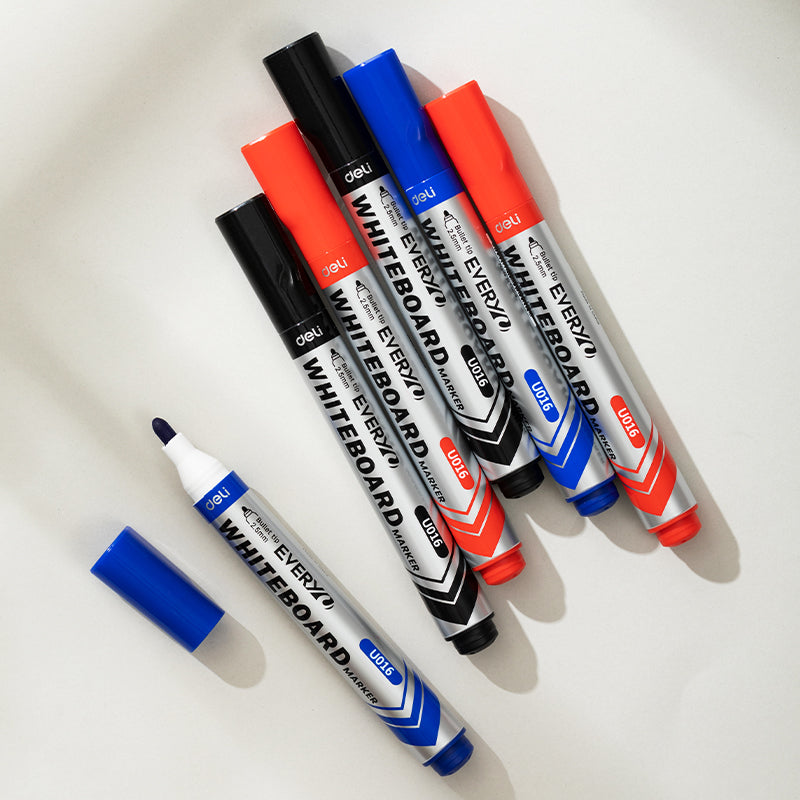 MARKER WHITEBOARD ALBASTRU 2.5MM DELI
