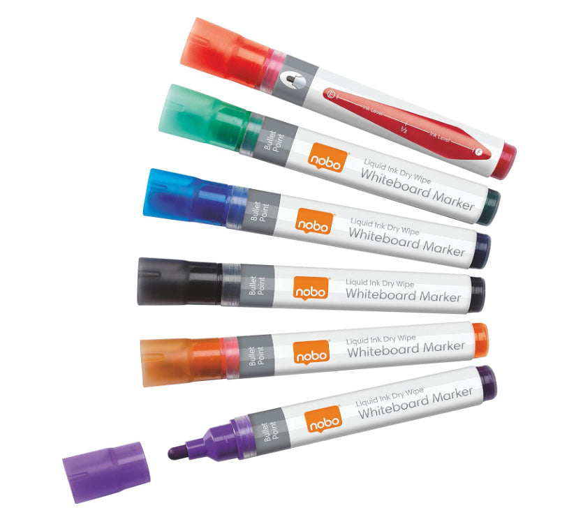 MARKER WHITEBOARD CU CERNEALA 3MM 6 BUC/SET NOBO