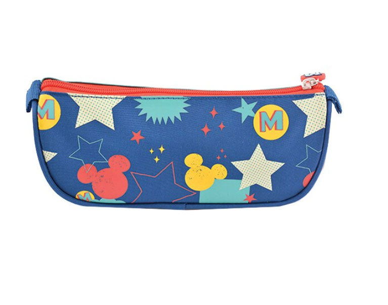 PENAR ETUI TRIUNGHIULAR MICKEY ALBASTRU VERDE PIGNA