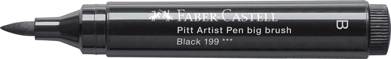 PITT ARTIST PEN BIG BRUSH NEGRU FABER-CASTELL