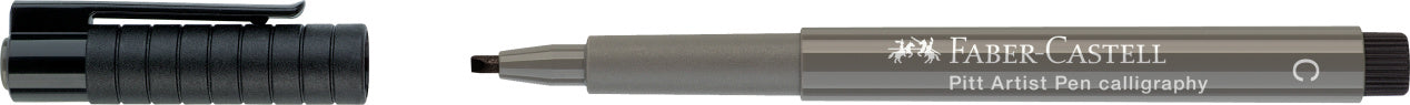 PITT ARTIST PEN CALIGRAFIC GRI CALD IV FABER-CASTELL