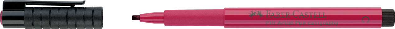 PITT ARTIST PEN CALIGRAFIC ROZ CARMIN FABER-CASTELL