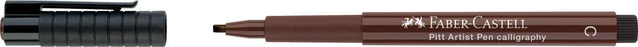 PITT ARTIST PEN CALIGRAFIC SEPIA INCHIS FABER-CASTELL