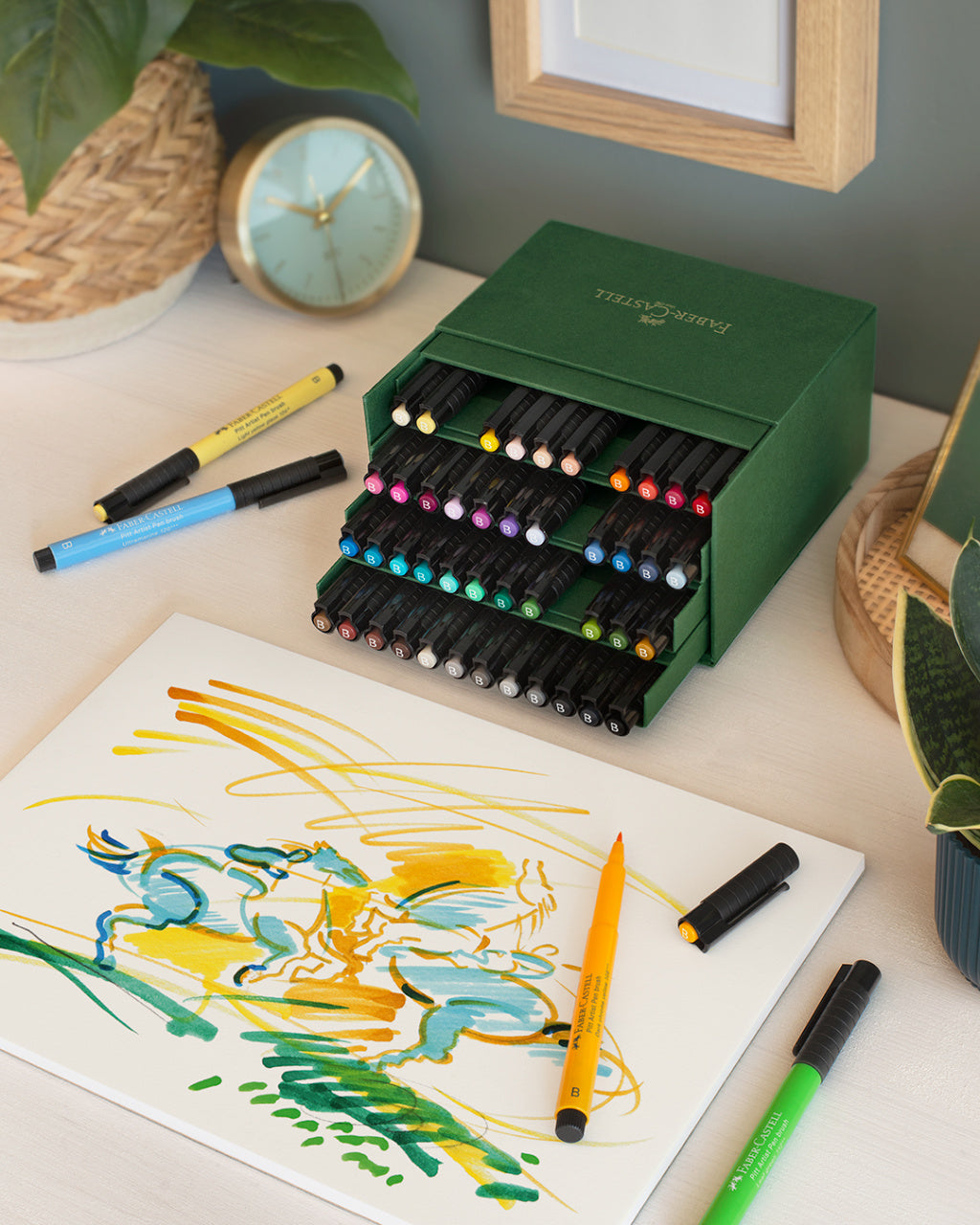 PITT ARTIST PEN CUTIE STUDIO 48 BUC 2024 FABER-CASTELL