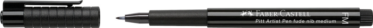 PITT ARTIST PEN FUDE FM NEGRU FABER-CASTELL