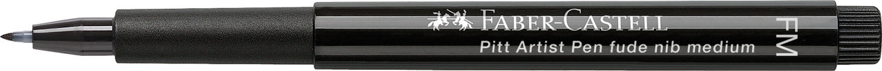 PITT ARTIST PEN FUDE FM NEGRU FABER-CASTELL
