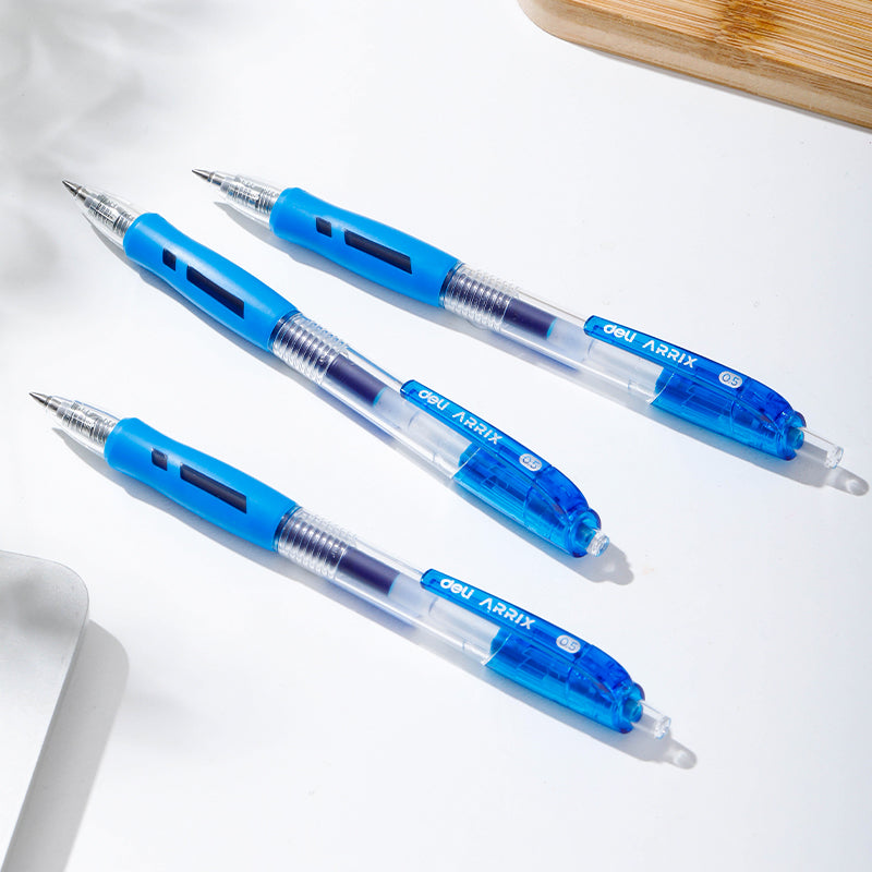 PIX CU GEL SI MECANISM 0.5MM ALBASTRU ARRIX DELI