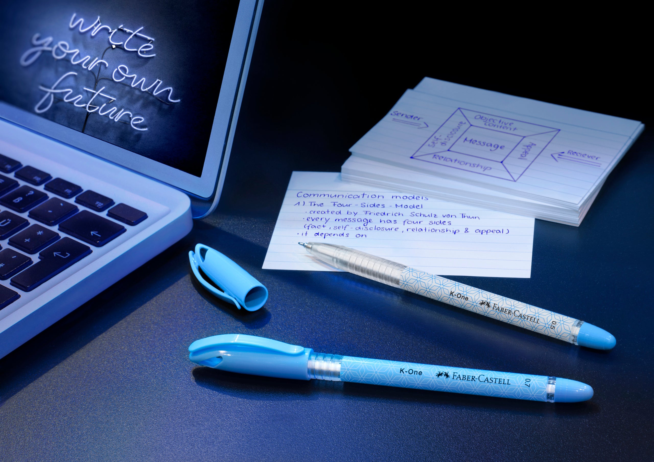 PIX UNICA FOLOSINTA 0.5MM ALBASTRU K1 FABER-CASTELL