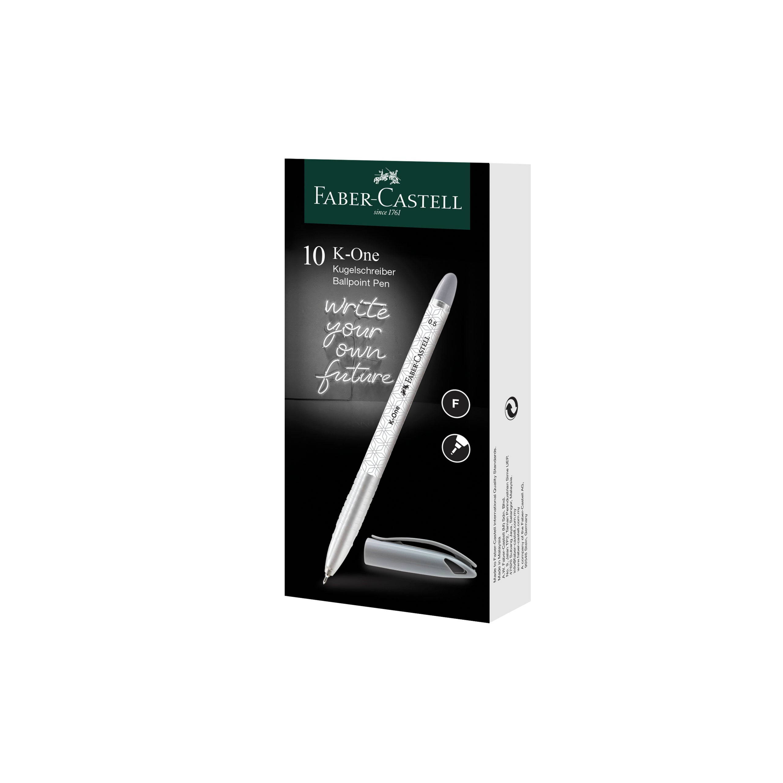 PIX UNICA FOLOSINTA 0.5MM NEGRU K1 FABER-CASTELL