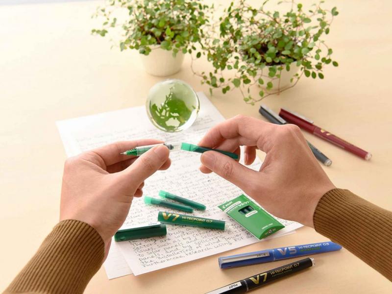 REZERVA ROLLER V5/V7 VERDE 3/SET HI-TECPOINT PILOT
