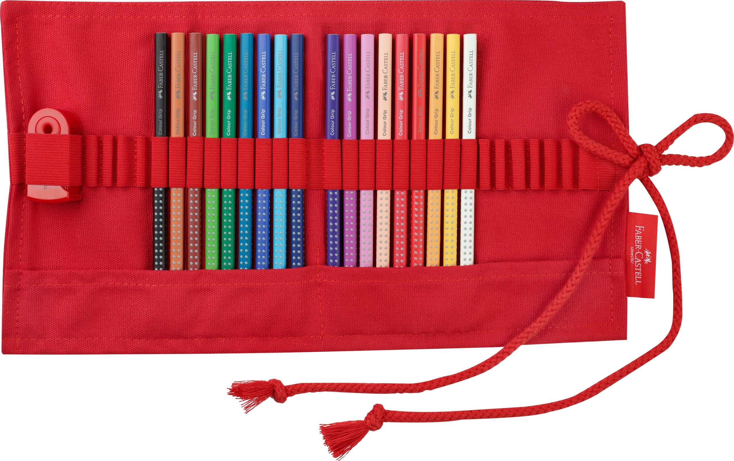 ROLLUP 18 CREIOANE COLORATE GRIP+ ASCUTITOARE SLEEVE FABER-CASTELL