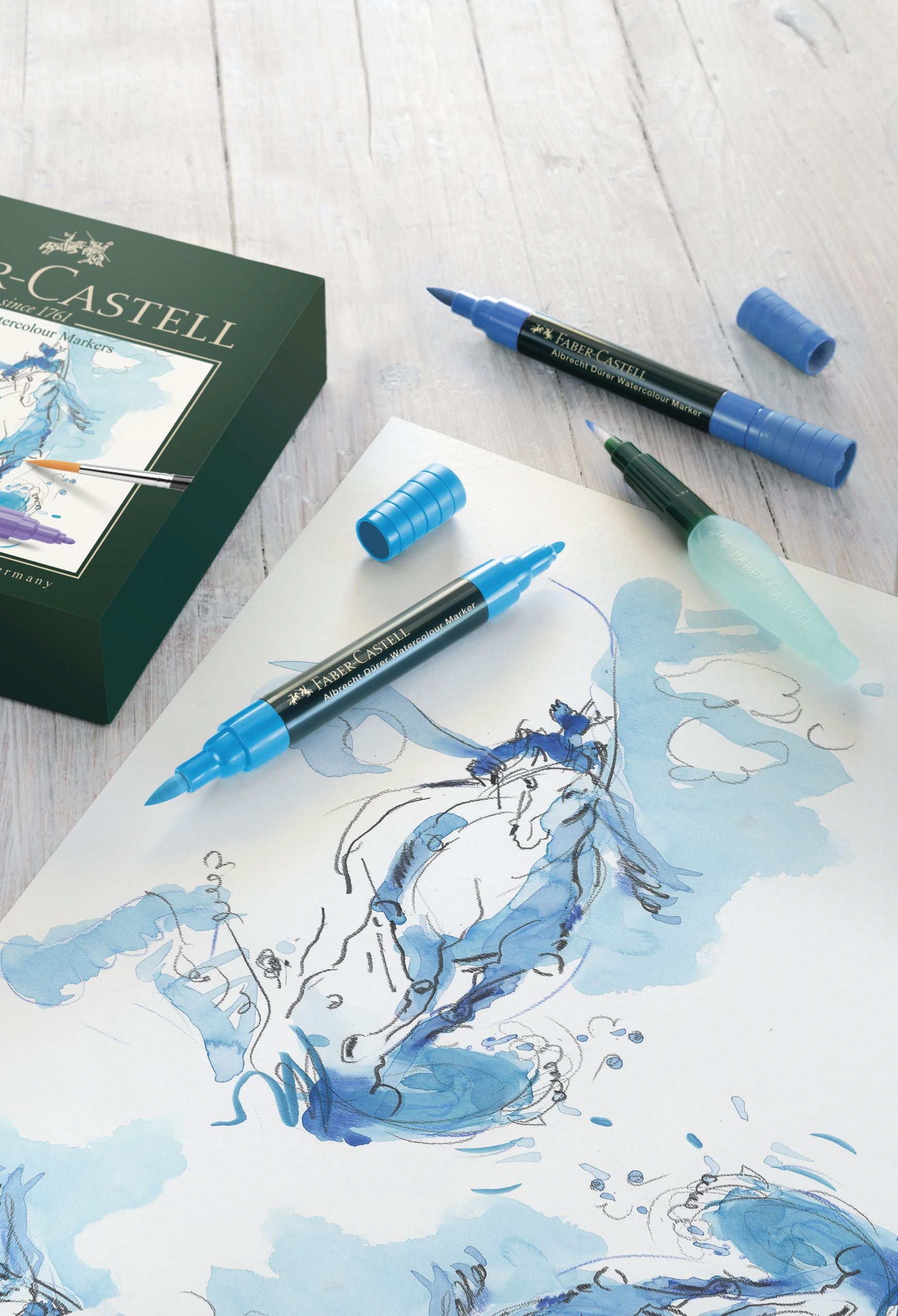 SET 30 MARKERE SOLUBILE ALBRECHT DURER FABER-CASTELL