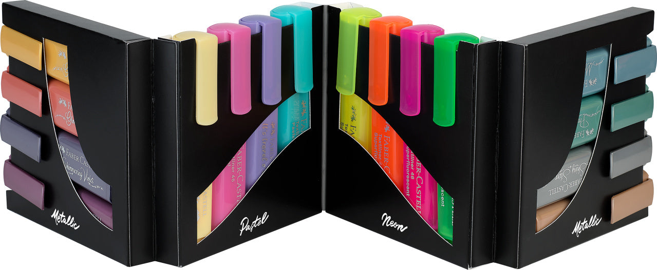 SET BIROU 16 BUC TEXTMARKER 46 FABER-CASTELL