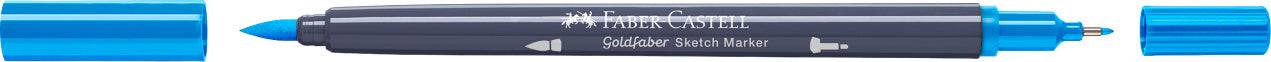 SKETCH MARKER 2 CAPETE ALBASTRU AZUR 449 GOLDFABER FABER-CASTELL