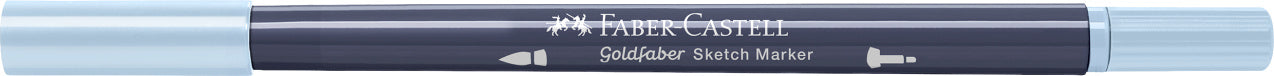 SKETCH MARKER 2 CAPETE BLEU PORUMBEL DESCHIS 452 GOLDFABER FABER-CASTELL