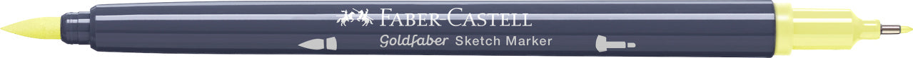SKETCH MARKER 2 CAPETE GALBEN DESCHIS GLAZURAT 104 GOLDFABER FABER-CASTELL