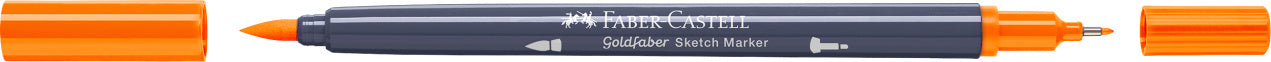 SKETCH MARKER 2 CAPETE PORTOCALIU CADMIUM 111 GOLDFABER FABER-CASTELL