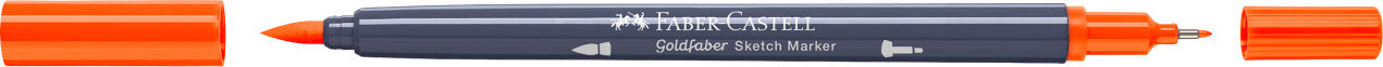 SKETCH MARKER 2 CAPETE PORTOCALIU CADMIUM INCHIS 115 GOLDFABER FABER-CASTELL