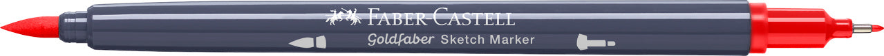 SKETCH MARKER 2 CAPETE ROSU SCARLET 118 GOLDFABER FABER-CASTELL